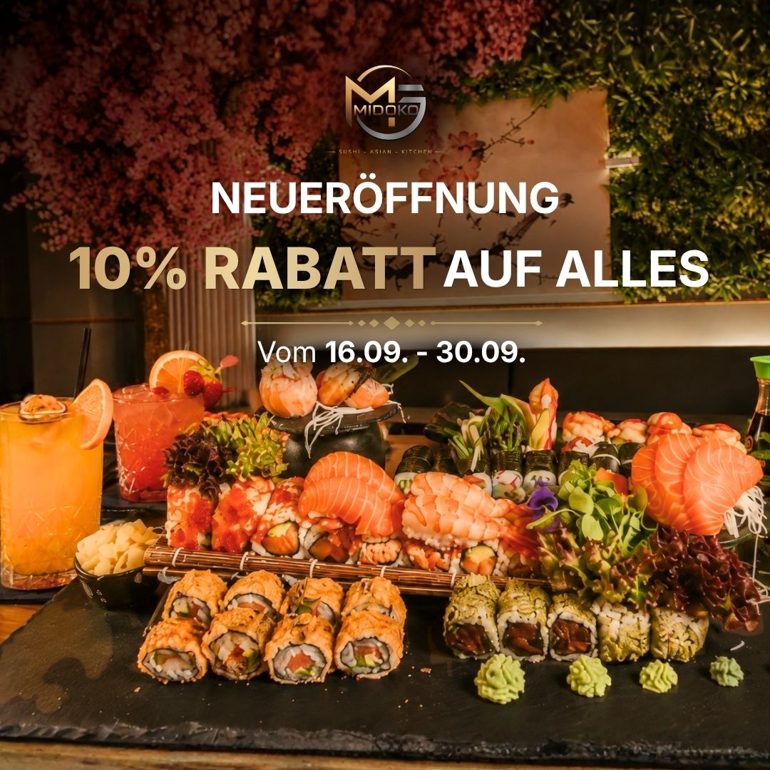 Rabatt 10% bis 30.09.